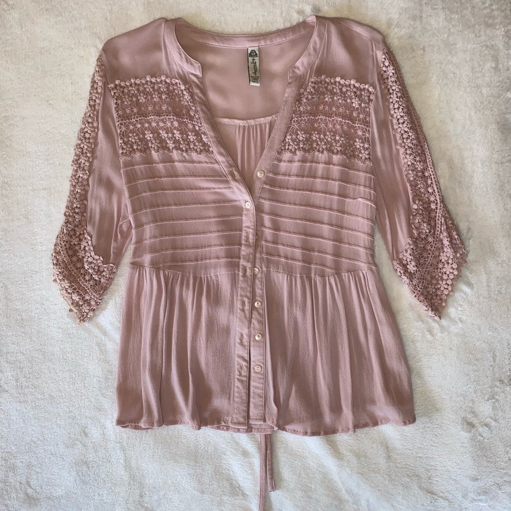 Pink American Rag Blouse - Picture 3 of 6